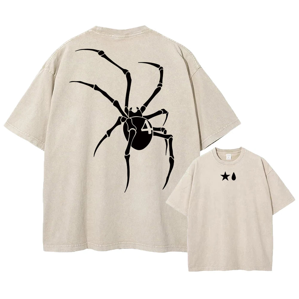 Men's Hunter x Hunter Graphic T-Shirt — Vintage Washed Cotton Streetwear Harajuku Top