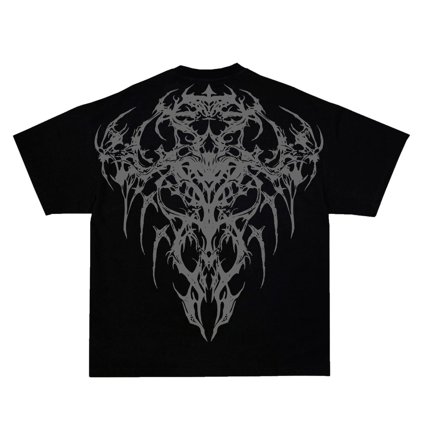 Men's Anime Graphic Oversized T-Shirt | Double-Sided Print 100% Cotton Streetwear Tee