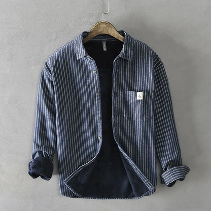 Men's Floral Gothic Long Sleeve Shirt — Square Neck Button Slim Fit Harajuku Casual Top