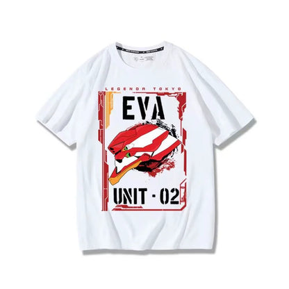 Neon Genesis Evangelion Unit-01 Oversized Graphic Tee — Anime Print Cotton T-Shirt for Men & Women