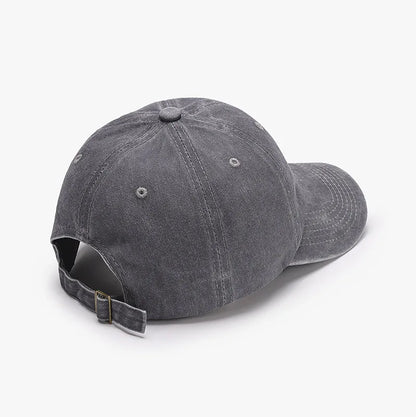 Unisex Embroidered Baseball Cap — Adjustable Cotton Dad Hat for Men & Women