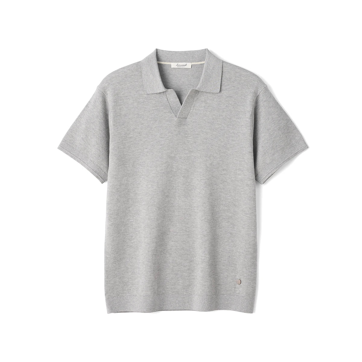 Men's 14G Fine Gauge Knitted Polo Shirt — Cotton Lyocell Blend Breathable Loose Fit Summer Top | 4 Colors S–XXXL