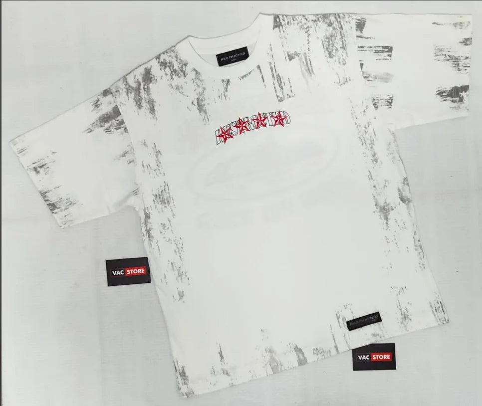 Men's Y2K Cyberpunk Gothic Graphic T-Shirt | Double-Sided Print Cotton Streetwear Tee