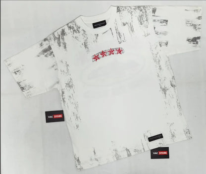 Men's Y2K Cyberpunk Gothic Graphic T-Shirt | Double-Sided Print Cotton Streetwear Tee