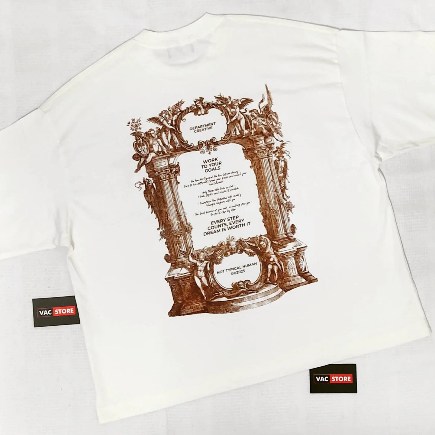 Men's Y2K Cyberpunk Gothic Graphic T-Shirt | Double-Sided Print Cotton Streetwear Tee