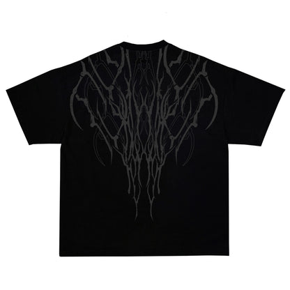Men's Anime Graphic Oversized T-Shirt | Double-Sided Print 100% Cotton Streetwear Tee