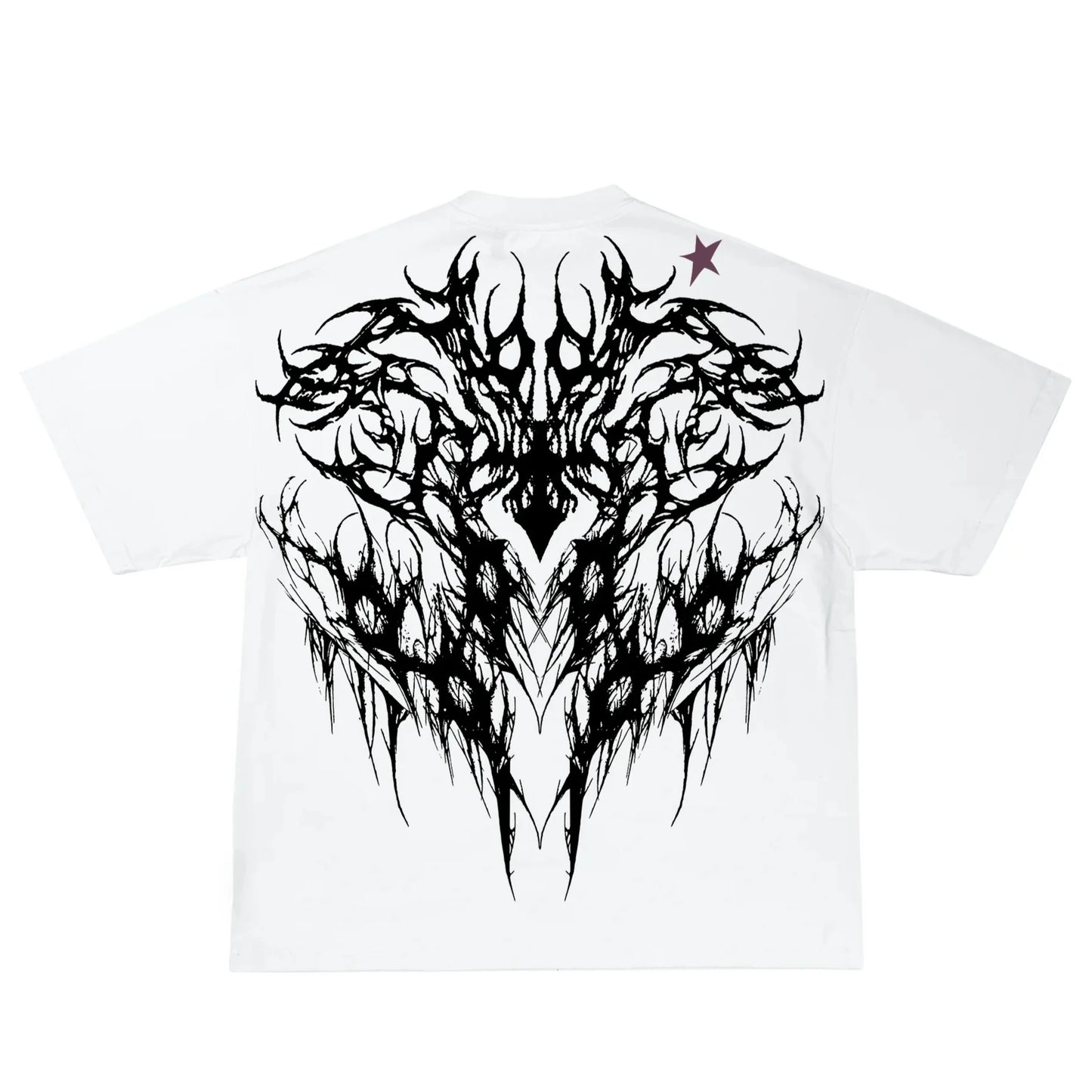 Men's Anime Graphic Oversized T-Shirt | Double-Sided Print 100% Cotton Streetwear Tee