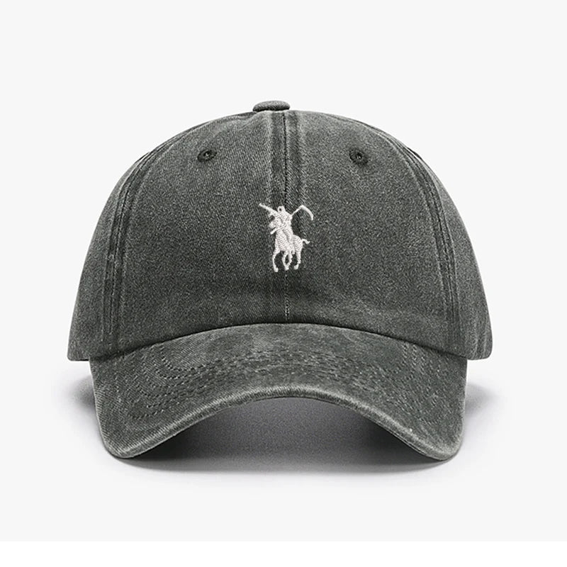 Unisex Embroidered Baseball Cap — Adjustable Cotton Dad Hat for Men & Women