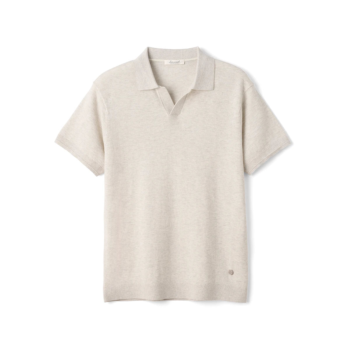Men's 14G Fine Gauge Knitted Polo Shirt — Cotton Lyocell Blend Breathable Loose Fit Summer Top | 4 Colors S–XXXL
