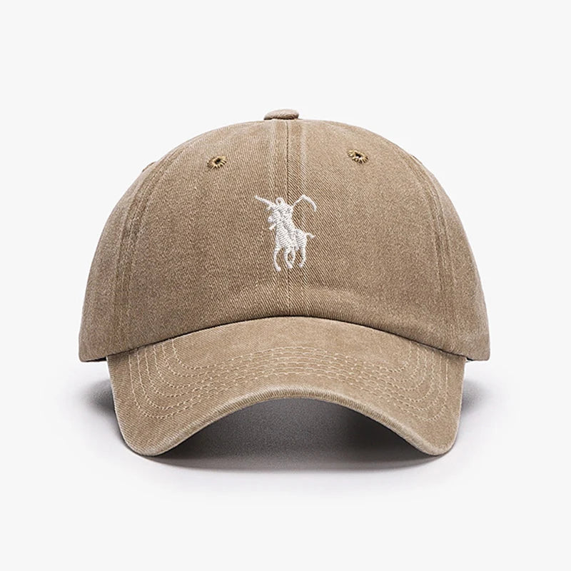 Unisex Embroidered Baseball Cap — Adjustable Cotton Dad Hat for Men & Women