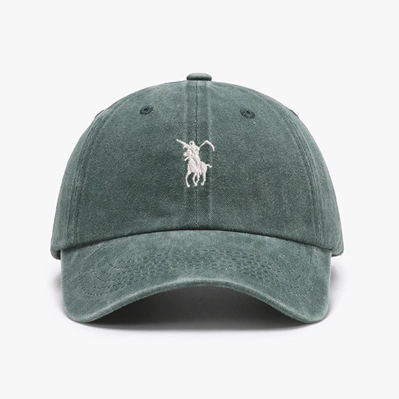 Unisex Embroidered Baseball Cap — Adjustable Cotton Dad Hat for Men & Women