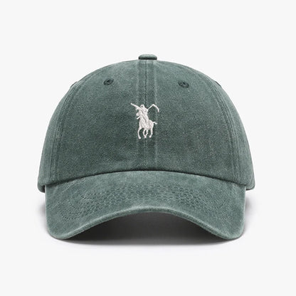 Unisex Embroidered Baseball Cap — Adjustable Cotton Dad Hat for Men & Women