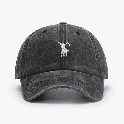 Unisex Embroidered Baseball Cap — Adjustable Cotton Dad Hat for Men & Women