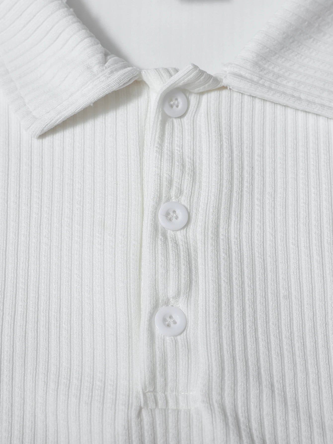 Men's Striped Long Sleeve Polo Shirt — Light Luxury Business Casual Retro Outdoor Top