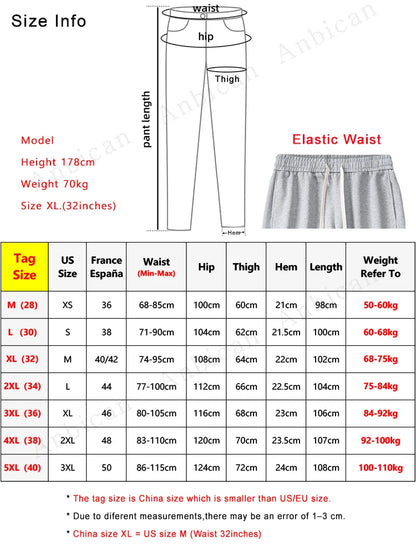 Men's Wide Leg Drawstring Sweatpants — Korean Fashion Straight Track Pants Casual Loose Trousers