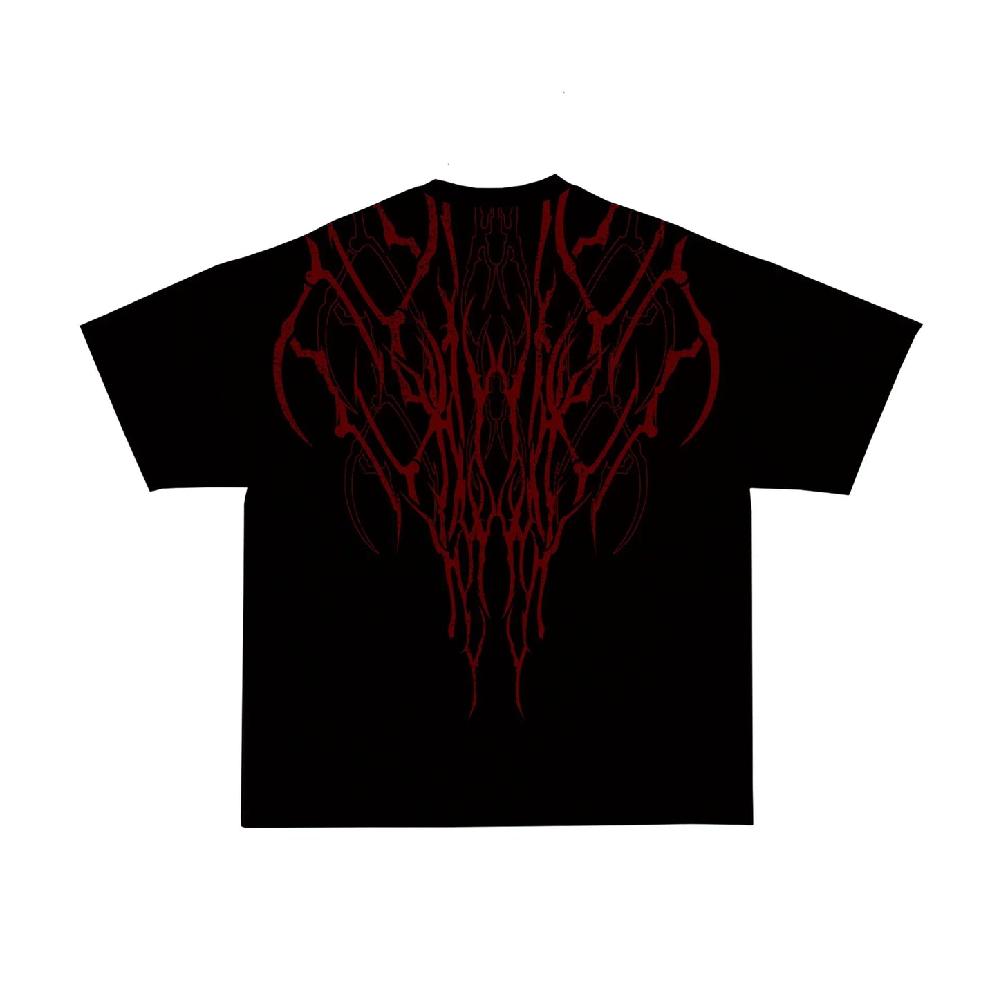 Men's Anime Graphic Oversized T-Shirt | Double-Sided Print 100% Cotton Streetwear Tee