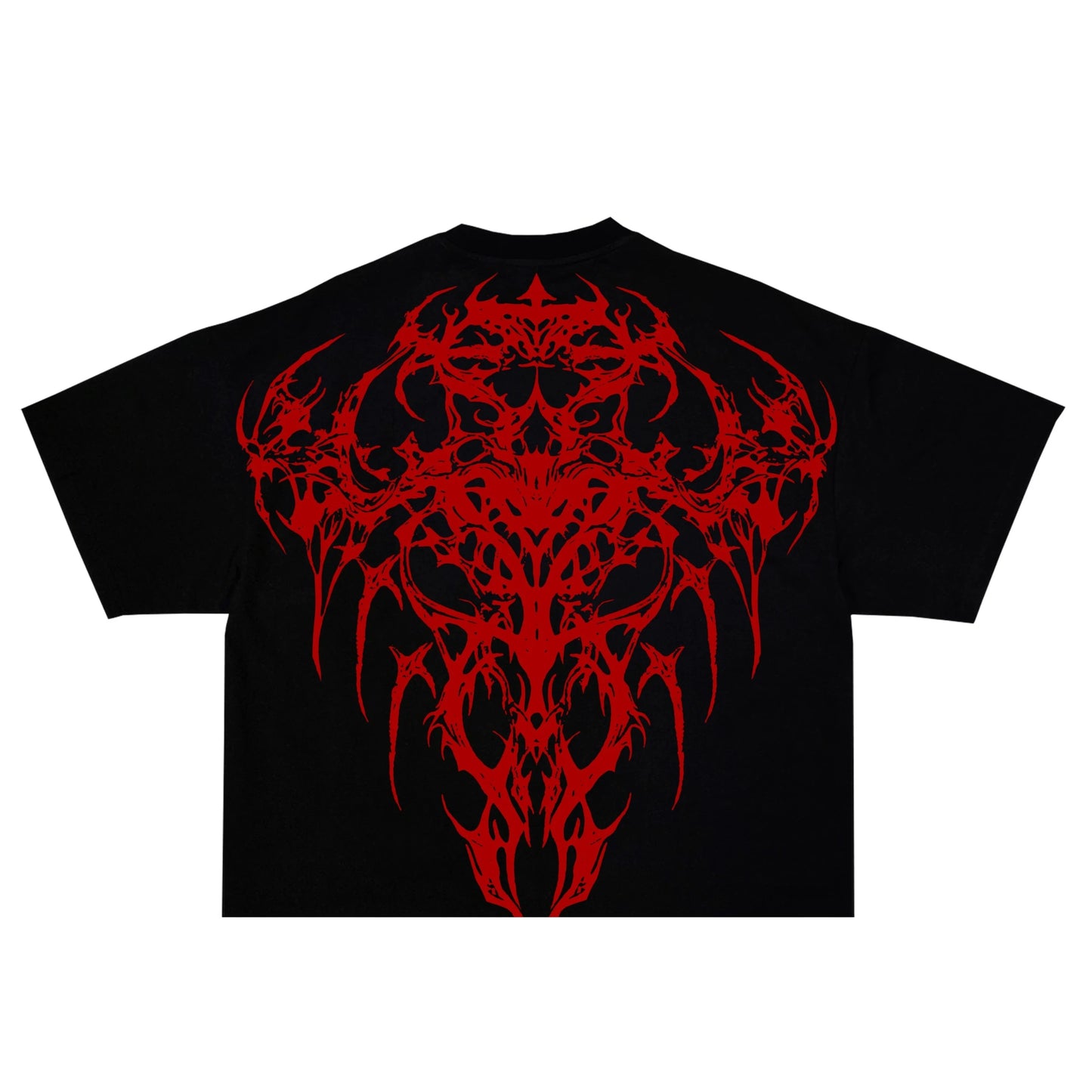 Men's Anime Graphic Oversized T-Shirt | Double-Sided Print 100% Cotton Streetwear Tee