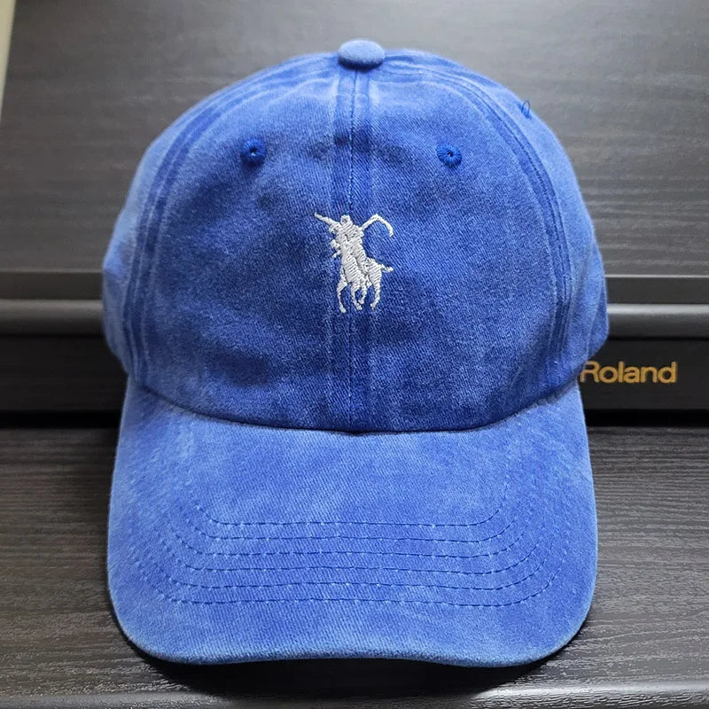 Unisex Embroidered Baseball Cap — Adjustable Cotton Dad Hat for Men & Women