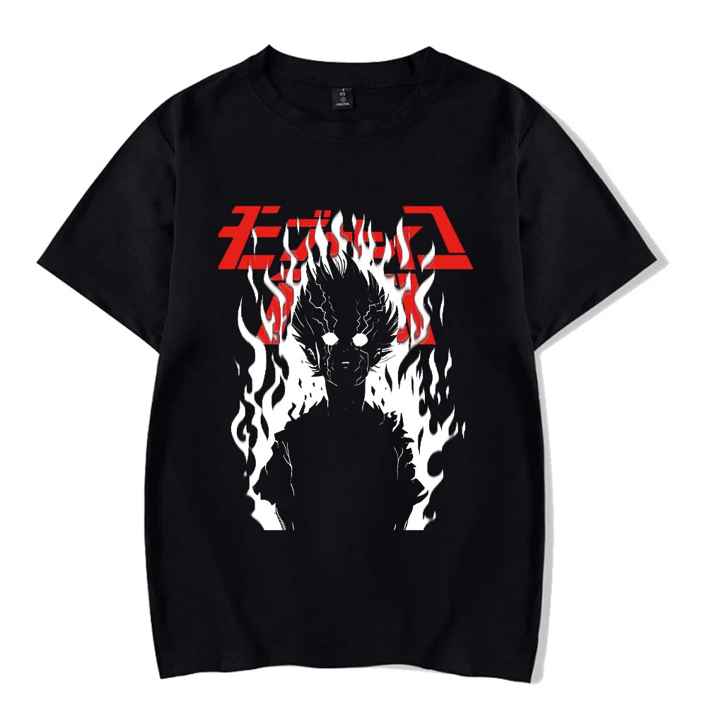 Men's Hip Hop Streetwear Vintage Washed Anime Graphic T-Shirt — Harajuku Cotton Casual Loose Tee