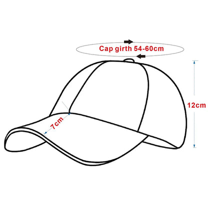 Unisex Embroidered Baseball Cap — Adjustable Cotton Dad Hat for Men & Women
