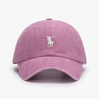 Unisex Embroidered Baseball Cap — Adjustable Cotton Dad Hat for Men & Women