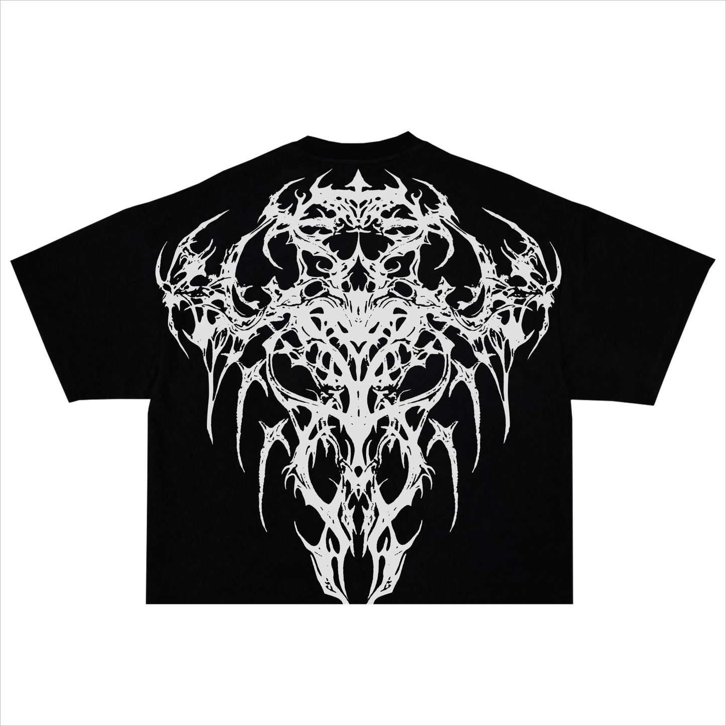 Men's Anime Graphic Oversized T-Shirt | Double-Sided Print 100% Cotton Streetwear Tee