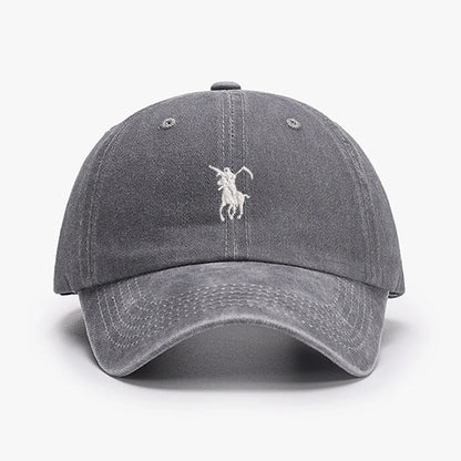 Unisex Embroidered Baseball Cap — Adjustable Cotton Dad Hat for Men & Women