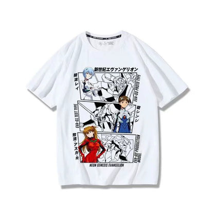 Neon Genesis Evangelion Unit-01 Oversized Graphic Tee — Anime Print Cotton T-Shirt for Men & Women