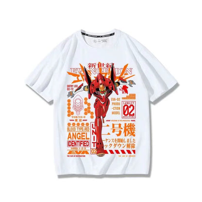 Neon Genesis Evangelion Unit-01 Oversized Graphic Tee — Anime Print Cotton T-Shirt for Men & Women