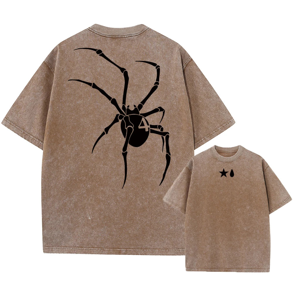 Men's Hunter x Hunter Graphic T-Shirt — Vintage Washed Cotton Streetwear Harajuku Top