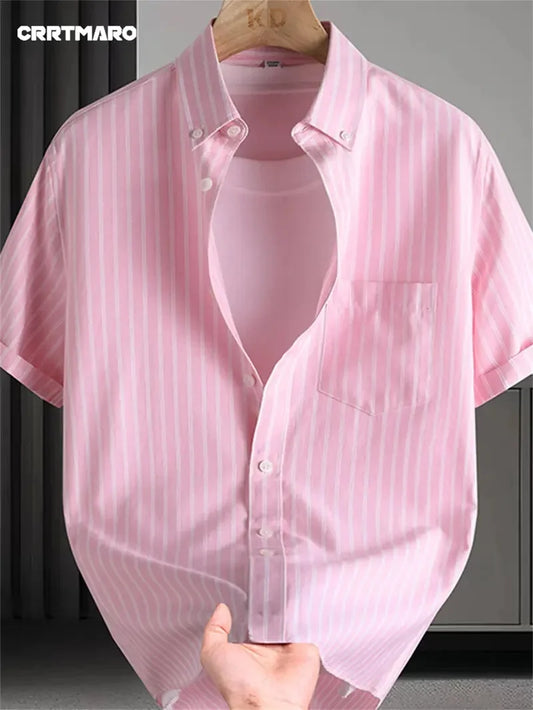 Men's Y2K Digital Print Short Sleeve Shirt — Oversized Casual Summer Top | 15 Colors S–5XL