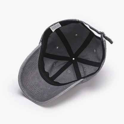 Unisex Embroidered Baseball Cap — Adjustable Cotton Dad Hat for Men & Women