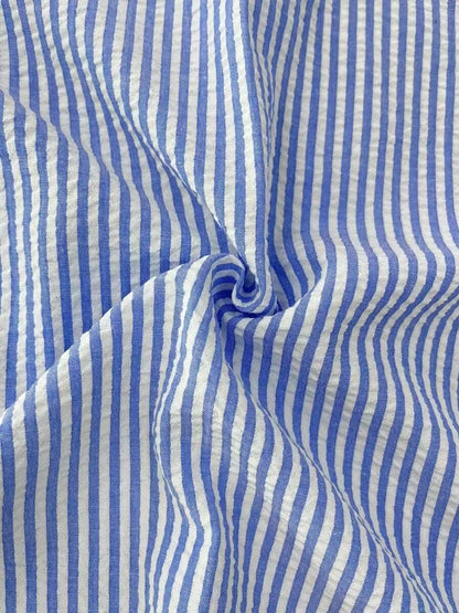 Men's Loose Fit Striped Long Sleeve Shirt — Casual All-Season Outdoor Top